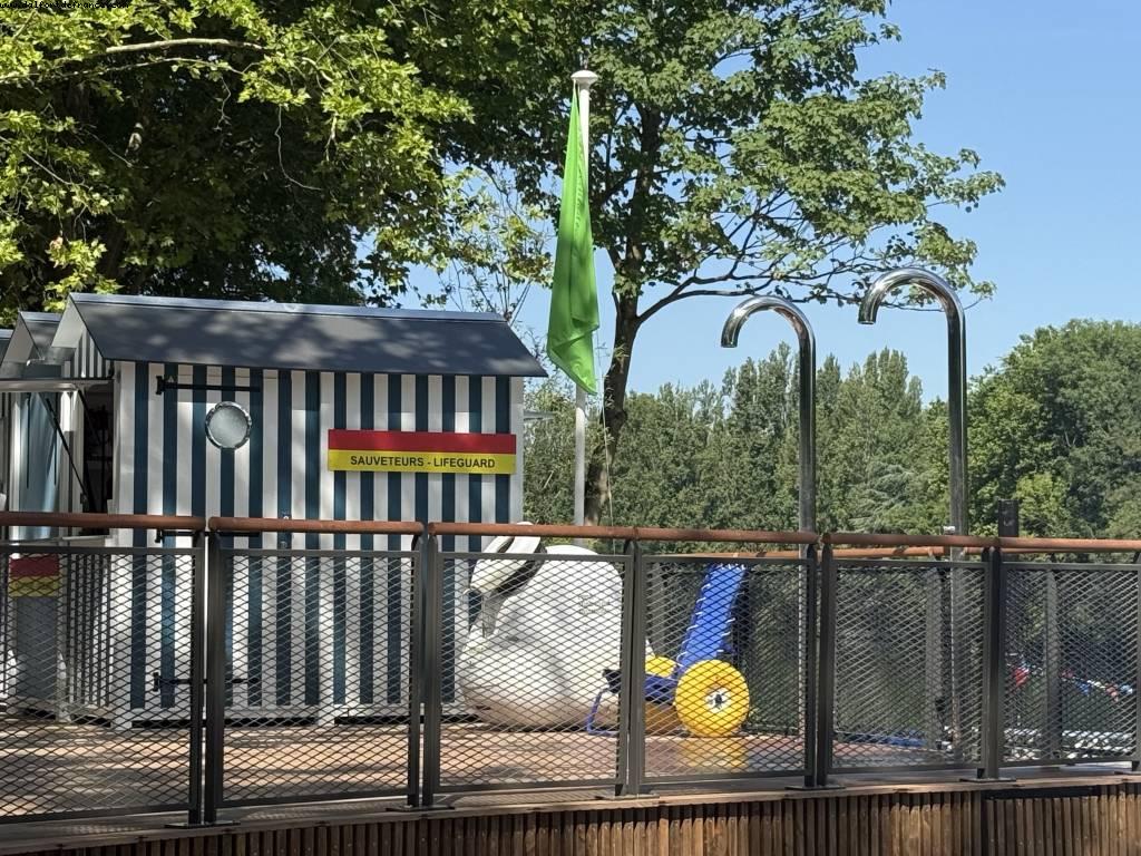Our first swim in River Marne